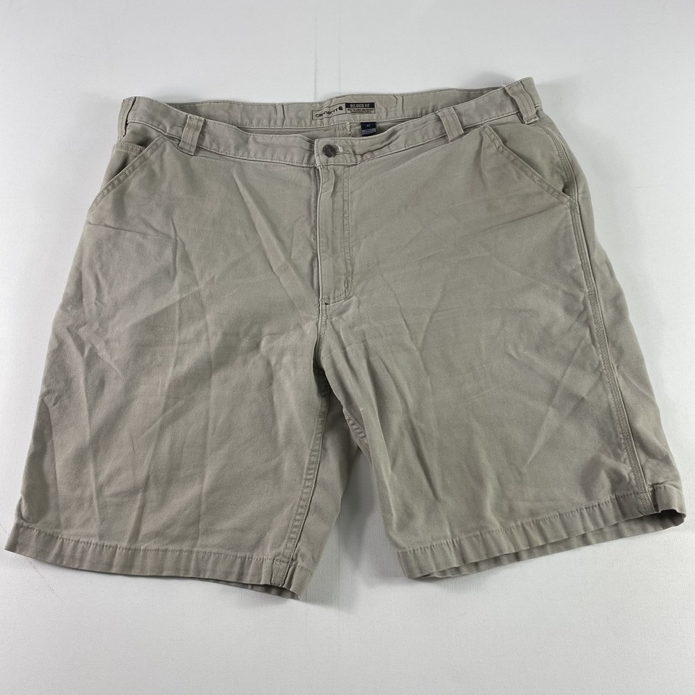 Carhartt Shorts Mens 42 Relaxed Fit Work Utility Pockets Workwear 102514-232